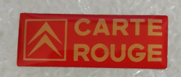 Pin's Citroën Carte Rouge - Citroën