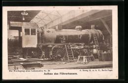 AK Werdegang Einer Lokomotive Nr. 20, Aufbau Des Führerhauses, A. Borsig GmbH Berlin-Tegel  - Eisenbahnen