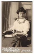 Fotografie H. Tell, Hagen I. W., Elberfelderstr. 47, Junge Dame In Modischer Kleidung  - Personas Anónimos