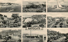 73911642 Ramsgate UK East Beach Pavilion And Pier Yachts Off Ramsgate Madeira Wa - Autres & Non Classés