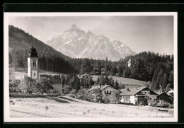 AK Lans, Teilansicht Mit Kirche Und Serles  - Sonstige & Ohne Zuordnung