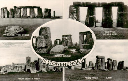 73911522 Stonehenge UK Slaughter Stone Showing Friars Heel From North West From  - Other & Unclassified