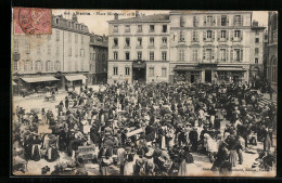 CPA Vienne, Place Miremont Et Marché  - Vienne