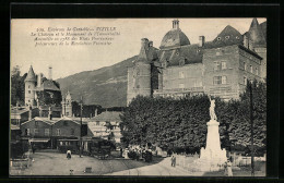 CPA Vizille, Le Chateau Et Le Monument De L`Immortalité  - Vizille