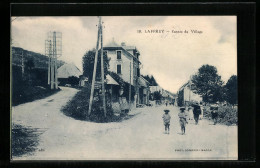 CPA Laffrey, Entrée Du Village  - Laffrey