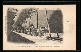 CPA Le Chaudon, Route Du Bourg-d`Oisans - Le Chaudon, Papeterie Peyron  - Bourg-d'Oisans