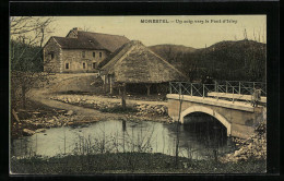 CPA Morestel, Un Coin Vers Le Pont D`Isley  - Morestel