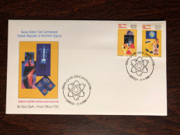 CYPRUS TURKISH FDC COVER 2001 YEAR RADIOLOGY X-RAY HEALTH MEDICINE STAMPS - Storia Postale