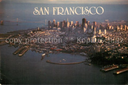 73683738 San_Francisco_California With Fisherman's Wharf In Foregroud Aerial Vie - Sonstige & Ohne Zuordnung