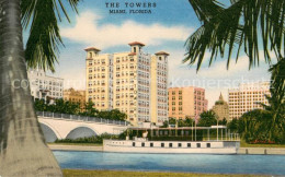 73682872 Miami_Florida The Towers Hotel And Miami River - Sonstige & Ohne Zuordnung