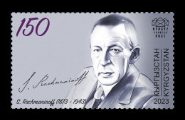 Kyrgyzstan (KEP) 2024 Mih. 224 Music. Composer Sergei Rachmaninoff MNH ** - Kyrgyzstan