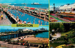 73679636 Brighton East Sussex Paddling Pool Peace Status Palace Pier Rock Garden - Andere & Zonder Classificatie