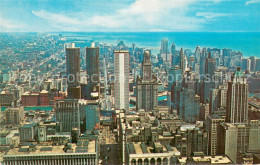 73675022 Chicago_Illinois Aerial View Of State Street And Chicago Skyline - Sonstige & Ohne Zuordnung