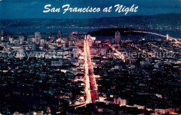 73646830 San_Francisco_California Air View At Night - Andere & Zonder Classificatie