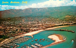 73646770 Santa_Barbara_California Air View Of The Harbor And City - Sonstige & Ohne Zuordnung