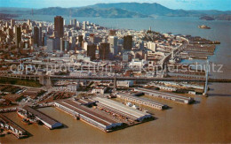 73646765 San_Francisco_California Aerial View With Bay Bridge And Golden Gate Br - Andere & Zonder Classificatie