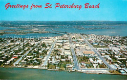 73646072 St_Petersburg_Florida Air View Of Beach Business District And Causeway  - Andere & Zonder Classificatie