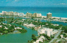 73645858 Miami_Beach Aerial View With Ocean Front Hotels Along The Blue Atlantic - Autres & Non Classés