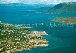 73645291 Sortland Fliegeraufnahme Sortland - Norvegia