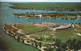 72077853 Kingston Ontario Old Fort Henry Royal Military College Harbour Aerial V - Unclassified