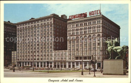 72059408 Chicago_Illinois Congress Hotel And Annex Michigan Avenue Monument - Other & Unclassified