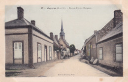 Dangeau (28 Eure Et Loir) Rue De Brou à Dangeau - édit. Thierry N° 17 Colorisée - Andere & Zonder Classificatie