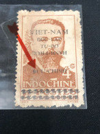 VIET NAM STAMPS INDO CHINA-(1-STAMPS ERROR Reverse Printing Font MNH NGAI)1943-1 STAMPS - Viêt-Nam