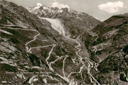 13950002 Grimsel_Pass Und Furkastrasse Rhonegletscher Serpentinen Gebirgspass - Autres & Non Classés