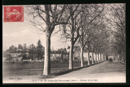 CPA St-Jean-de-Bournay, Avenue De La Gare  - Saint-Jean-de-Bournay