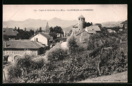 CPA St-Georges-de-Commiers, Vue Générale, Ligne De Grenoble à La Mûre  - Grenoble