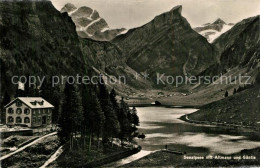 13575965 Seealpsee Mit Altmann Und Saentis Seealpsee - Autres & Non Classés