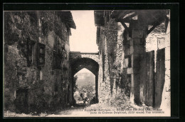 CPA Bouvoir-en-Royans, Une Porte Du Château Delphinal, Vue Intérieure  - Sonstige & Ohne Zuordnung