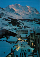 13573605 Wengen BE Wintersportort Am Abend Mit Jungfrau Berner Alpen Wengen BE - Sonstige & Ohne Zuordnung