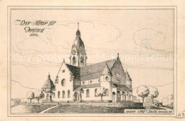 13566785 Gerliswil Emmenbruecke Neue Kirche Zeichnung Architekt Gaudy 1912 Gerli - Sonstige & Ohne Zuordnung