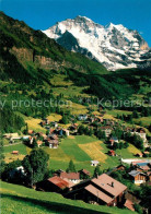 13563825 Wengen BE Panorama Sommerkurort Mit Jungfrau Berner Alpen Wengen BE - Sonstige & Ohne Zuordnung