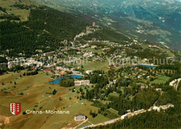 13520395 Crans-Montana Fliegeraufnahme Crans-Montana - Other & Unclassified