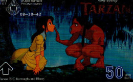 TELECARTE ETRANGERE....WALD DISNEY...TARZAN . - Disney