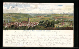 Lithographie Biberach A. Riss, Ausblick Vom Lindele  - Biberach