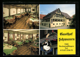 AK Neckartailfingen, Gasthof Schwanen, Inh. R. Schulz, Nürtinger Str. 18  - Autres & Non Classés