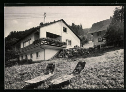 AK Mühlenbach /Schwarzwald, Ferienhaus Maria Hansmann, Büchern 19  - Autres & Non Classés