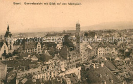 13301845 Basel BS Generalansicht Mit Blick Auf Den Marktplatz Basel BS - Other & Unclassified