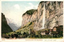 13301515 Lauterbrunnen BE Mit Staubbach Wasserfall Lauterbrunnen BE - Autres & Non Classés