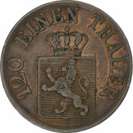 Électorat De Hesse, Friedrich Wilhelm, 3 Heller, 1859, Cuivre, TTB - Kleine Munten & Andere Onderverdelingen
