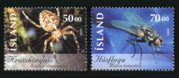 Iceland 2005  MiNr. 1075 - 1076 Island Insects And Spiders  # 2     2v  MNH** 3.50 € - Coleotteri