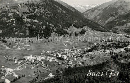 13195825 Saas-Fee Fliegeraufnahme Gegen Bietschhorn Saas-Fee - Autres & Non Classés