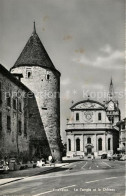 13191965 Yverdon VD Le Temple Et Le Chateau  - Autres & Non Classés