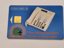 Ivory Coast-CI-CIT-0019)-telephone Nous-(30)-(20units)-(000170365)-(tirage-150.000)-used Card+1card Prepiad Free - Costa D'Avorio