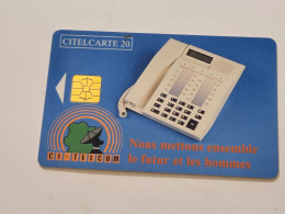 Ivory Coast-CI-CIT-0019)-telephone Nous-(32)-(20units)-(000172996)-(tirage-150.000)-used Card+1card Prepiad Free - Costa D'Avorio