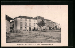 CPA Lachaux, La Place Et Champ De Foire  - Sonstige & Ohne Zuordnung