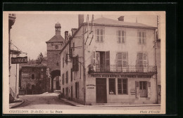 CPA Chateldon, La Poste  - Chateldon